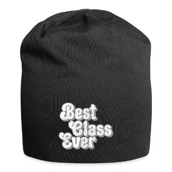 Best Class Ever Teacher - Jersey-Beanie - Schwarz - Vorne