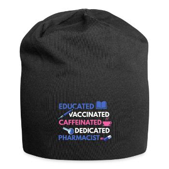 Apotheker Apotheke Pharmazie PTA - Jersey-Beanie - Schwarz - Vorne