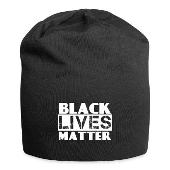 #BLACK LIVES MATTER - Bonnet en jersey - noir - Devant