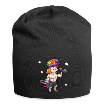 Unicorn Gym Fitness - Jersey Beanie - black - Front