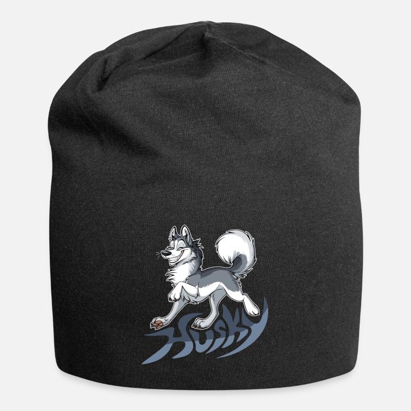 Husky musqué - Bonnet en jersey - noir