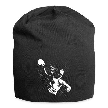 Joueur de handball Tenue de ballon de handball Joueur de handball - Bonnet en jersey - noir - Devant