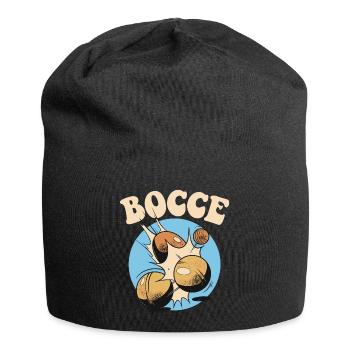 Bocce Spruch Bocce Ball mit Jack Bocci Game Bocce - Jersey-Beanie - Schwarz - Vorne