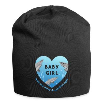Baby girl - Jersey Beanie - black - Front