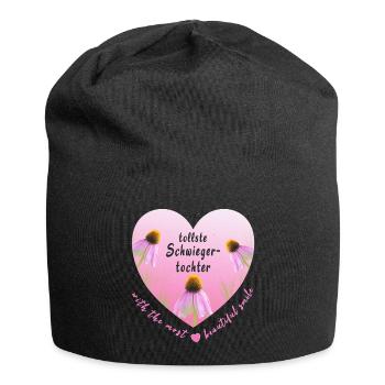 tollste Schwiegertochter - Jersey-Beanie - Schwarz - Vorne