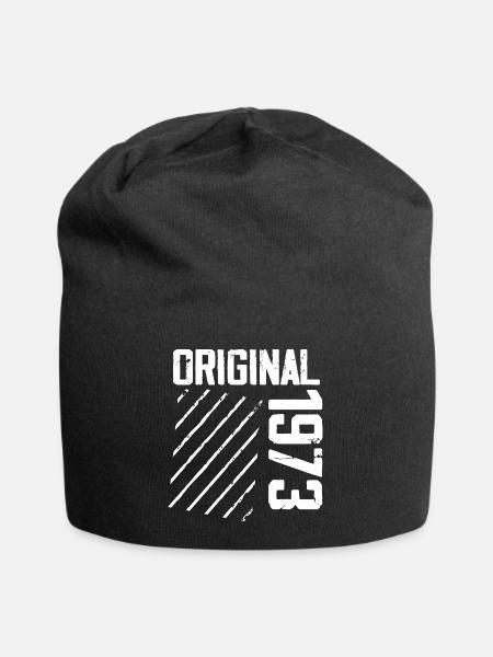 Original 1973 51e Anniversaire Cadeau Retro - Bonnet en jersey - noir