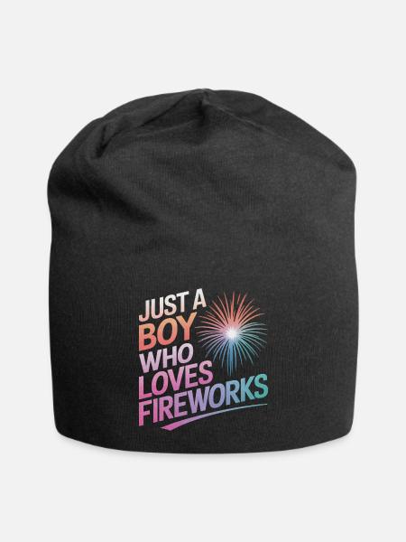 Pyrotechniker Feuerwerk Pyrotechnik - Jersey-Beanie - Schwarz