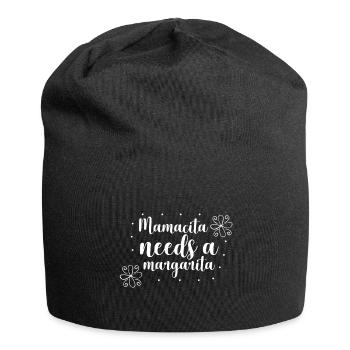 Mama Muttertag Geschenkidee Schwanger - Jersey-Beanie - Schwarz - Vorne