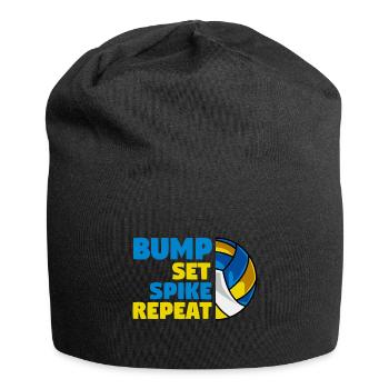 Volleyball Volleyball-Team Spieler Trainer - Jersey-Beanie - Schwarz - Vorne