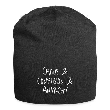 Chaos Confusion Anarchy Kindergarten - Jersey Beanie - charcoal grey - Front