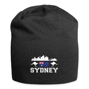 Sydney - Jersey Beanie - black - Front