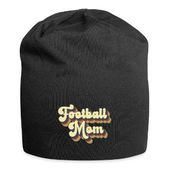 Football Mom Mama Vintage Women Mother's Day - Jersey-Beanie - Schwarz - Vorne