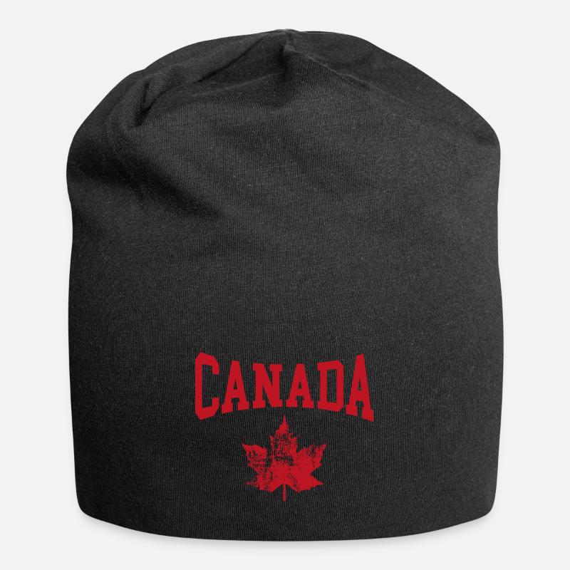 Canada - Bonnet en jersey - noir