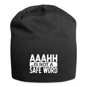 BDSM Aaahh n’est pas un fétiche de mots sûrs - Bonnet en jersey - noir - Devant