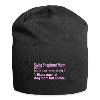 Blanc Blanc Berger Suisse Mama Rose - Bonnet en jersey - noir - Devant