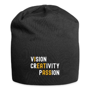 Vision Creativity Passion Adult Joke - Jersey-Beanie - Schwarz - Vorne