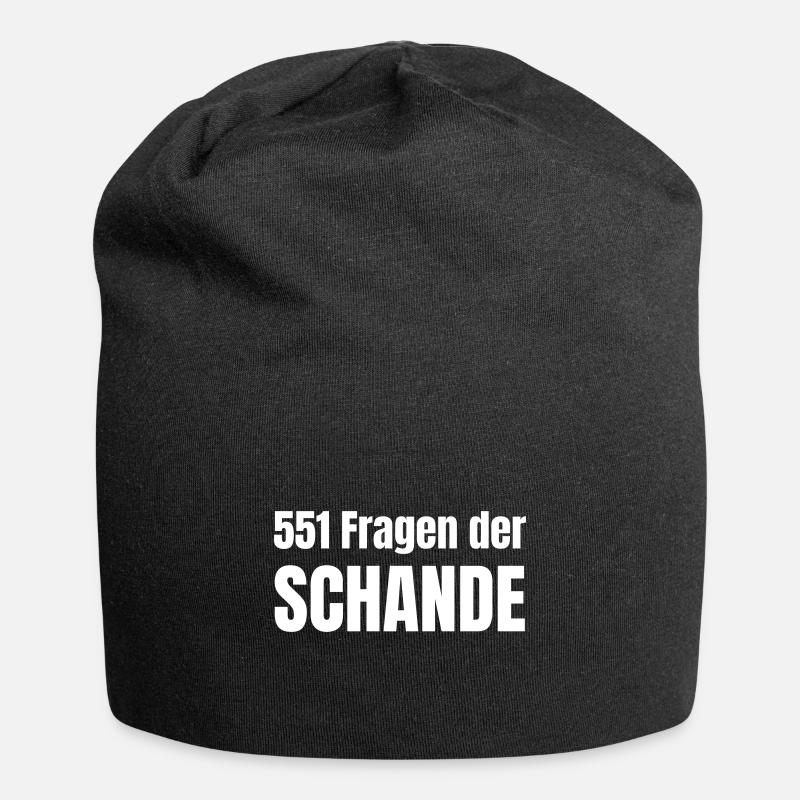 551 Fragen einer Partei - Jersey-Beanie - Schwarz