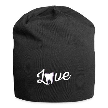 Zahnhygieniker Zahnarzt Zähne Mundhygiene - Jersey-Beanie - Schwarz - Vorne