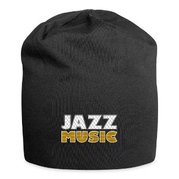 Jazz Music Vintage - Jersey-Beanie - Schwarz - Vorne