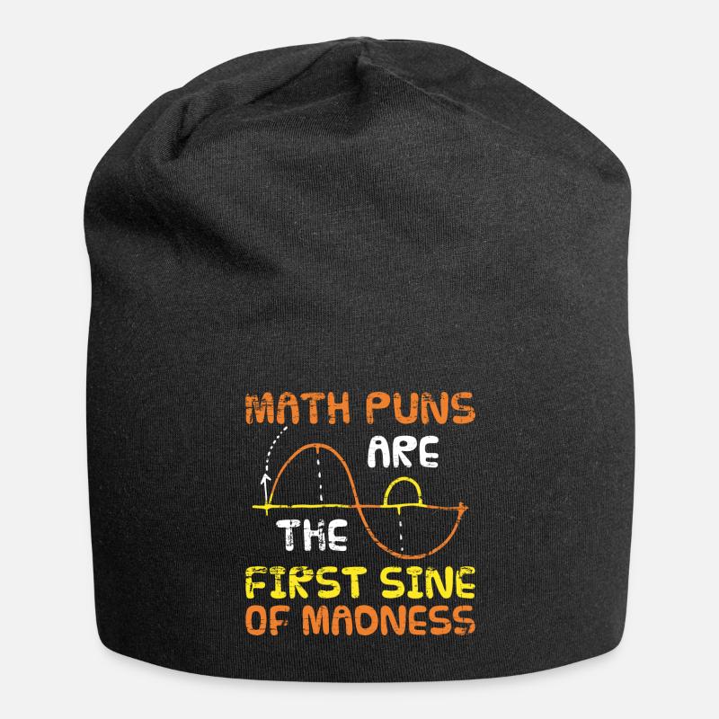 Math - Jersey Beanie - black
