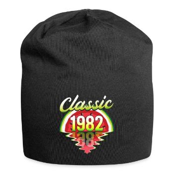Pastèque Vintage 1982 40 Ans Anniversaire - Bonnet en jersey - noir - Devant