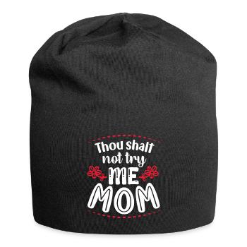 Mama Muttertag Geschenkidee Schwanger - Jersey-Beanie - Schwarz - Vorne