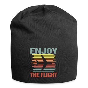 Airplane Fly Vacation - Bonnet en jersey - noir - Devant
