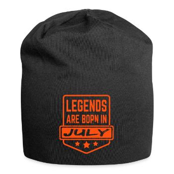 Legends are born in July - Jersey-Beanie - Schwarz - Vorne