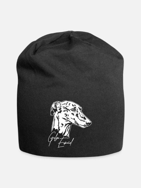 GALGO ESPANOL Portrait Windhunde Windhund Wilsigns - Jersey-Beanie - Schwarz