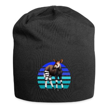 Sweet Okapi - Jersey Beanie - black - Front