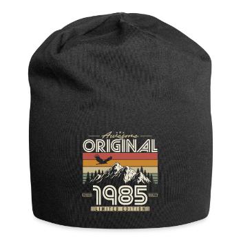 Original 1985 Jahrgang Vintage Retro Geburtstag - Jersey-Beanie - Schwarz - Vorne