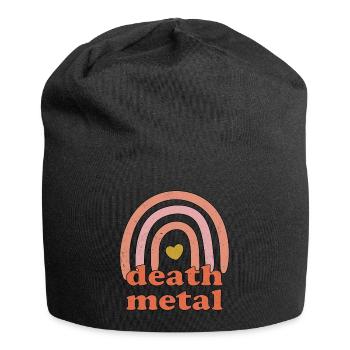 Lustiger Death Metal Sarkastischer Metal Metalhead - Jersey-Beanie - Schwarz - Vorne