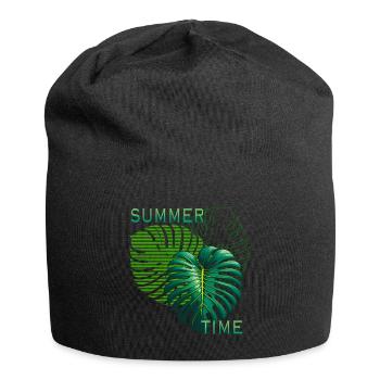 heure d'été - Bonnet en jersey - noir - Devant