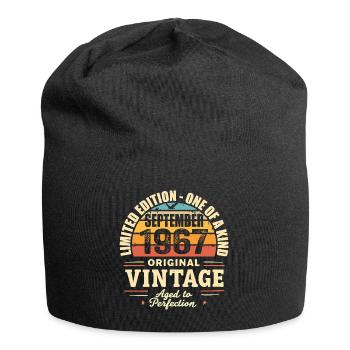 September 1967 Gift 1967 Vintage September 1967 - Jersey Beanie - black - Front