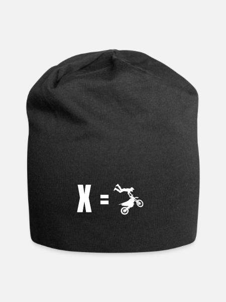FREIHEIT WENN ICH AUF DER MASCHINE SITZE - Jersey-Beanie - Schwarz