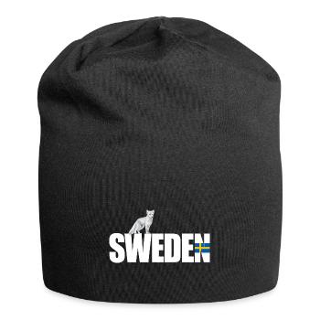 Suède - Bonnet en jersey - noir - Devant