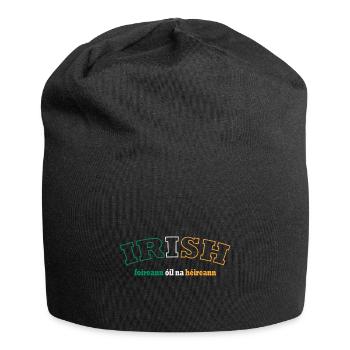 St Patrick's Day Funny Irish Drinking Team - Bonnet en jersey - noir - Devant