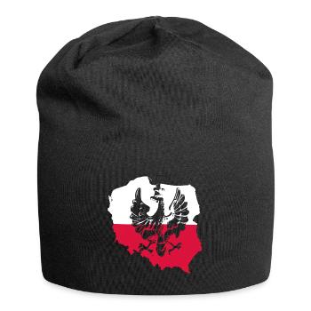Pays polonais Drapeau polonais Drapeau - Bonnet en jersey - noir - Devant