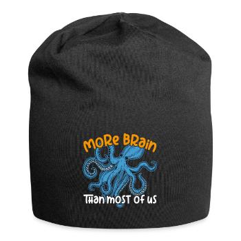Smart Octopus - Jersey Beanie - black - Front