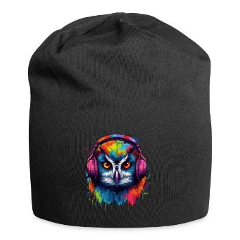 Owl Night Owl Techno DJ - Bonnet en jersey - noir - Devant