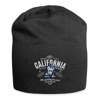 Kalifornischer Highschool-Geist des Westens - Jersey-Beanie - Schwarz - Vorne