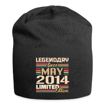Mai 2014 Mai - Jubiläum Mai 2014 - Jersey-Beanie - Schwarz - Vorne