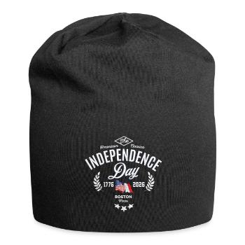 Independence day 250th USA France 1 - Bonnet en jersey - noir - Devant