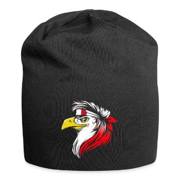 Malta - Jersey-Beanie - Schwarz - Vorne