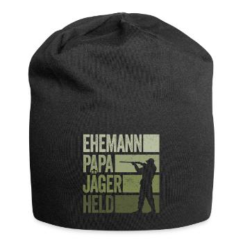 Ehemann Papa Jäger Held Rotwild Jagd Jagen Lustig - Jersey-Beanie - Schwarz - Vorne