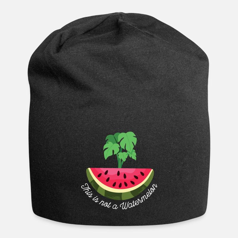 DAS IST KEINE WASSERMELONE - Jersey-Beanie - Schwarz