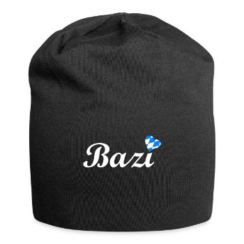 BAZI Dialekt aus Bayern super zum - Jersey-Beanie - Schwarz - Vorne