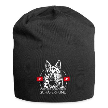 CHIEN DE BERGER SUISSE BLANC Chien Wilsigns - Bonnet en jersey - noir - Devant