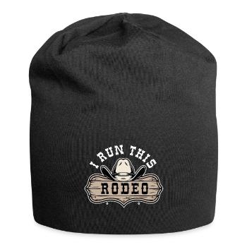 I Run This Rodeo - Jersey Beanie - black - Front