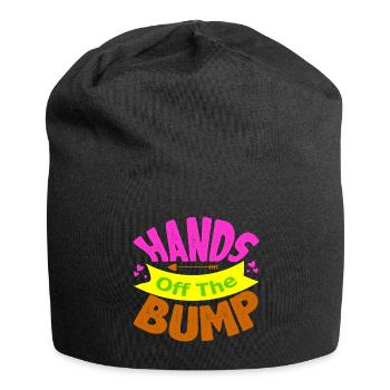 Mère Enceinte Bébé Nourrisson T-shirt Maman - Bonnet en jersey - noir - Devant